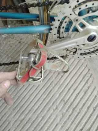 Bicicleta de carretera Peugeot azul