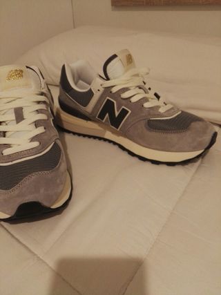 Zapatillas New Balance Talla 42 Gris/Blanco