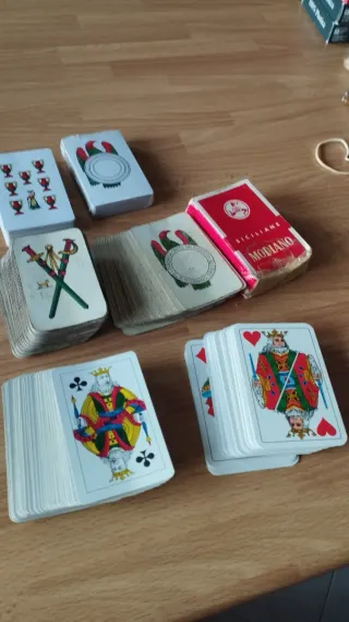 Lotto carte siciliane, napoletane e non