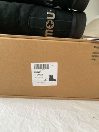 Botas Mou Mujer Negras Talla 37