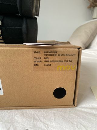 Botas Mou Mujer Negras Talla 37