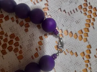 Collana etnica legno e madreperla multicolor