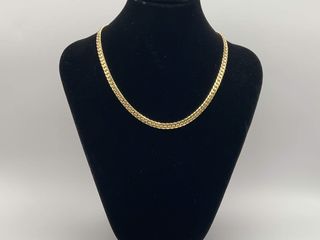 cadena oro 18k con circonita 21cm