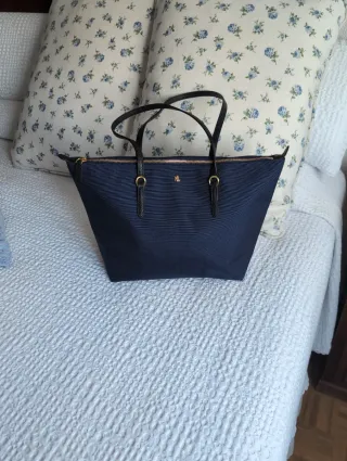Bolso Tote Ralph Lauren Azul Marino
