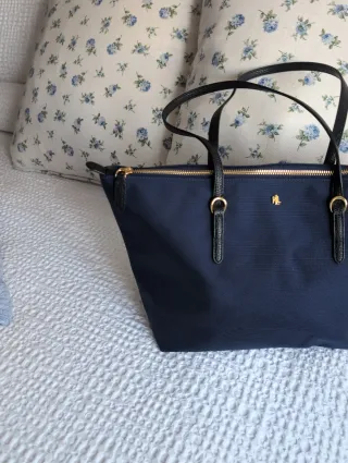 Bolso Tote Ralph Lauren Azul Marino