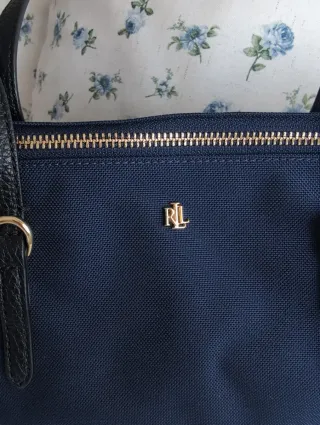 Bolso Tote Ralph Lauren Azul Marino