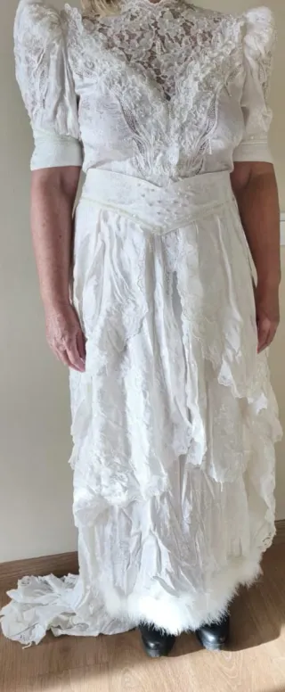 Vestido Novia Ibicenco Años 80