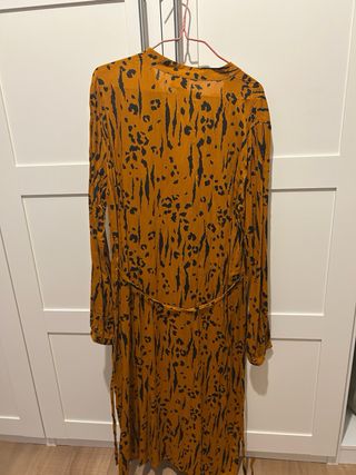 Vestido Vila estampado animal print