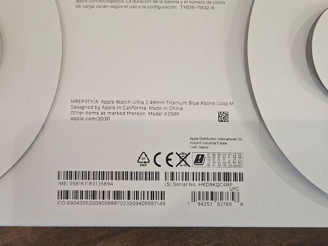 APPLE WATCH ULTRA 2 49mm CEL TITANIUM 98% BATERIA