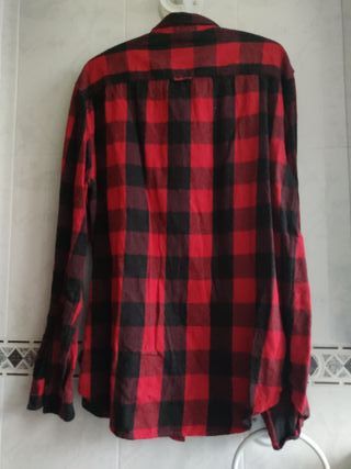Camisa cuadros Pull&Bear M