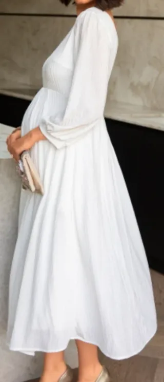 Vestido de boda premamá blanco Tiffany Rose