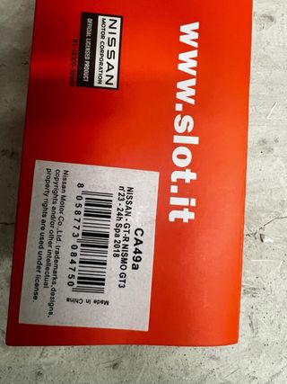 Slot.it Nissan GT-R NISMO GT3 GT SCALEXTRIC NINCO