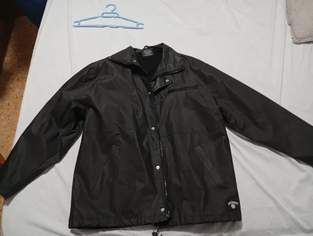 Anorak impermeable Jack Daniel's color negro