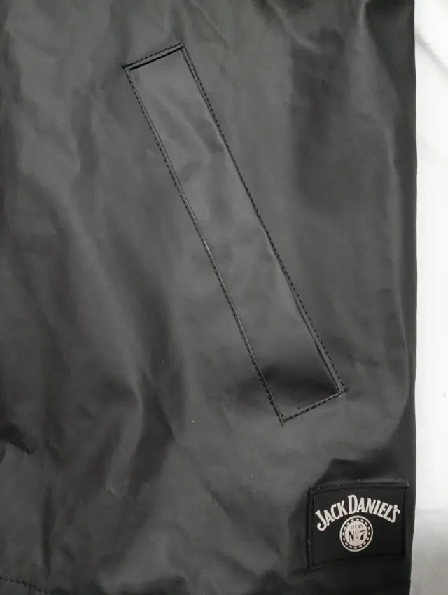 Anorak impermeable Jack Daniel's color negro