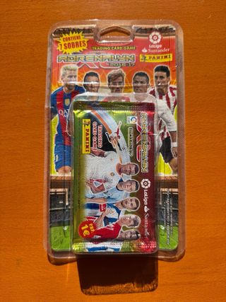 8 blisters cromos Adrenalyn XL Liga 16-17 + Album