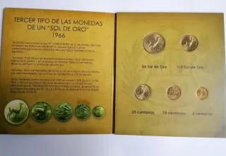 Serie Vicuña Sol de Oro Perú