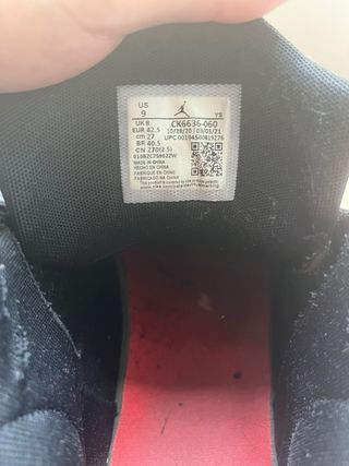 Jordan Max Aura 2 Negro/Rojo