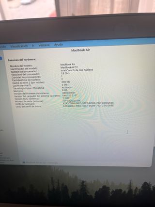 MacBook Air 2017 i5 8GB RAM