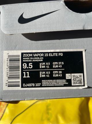 Zapatillas Fútbol Nike Amarillas Naranja