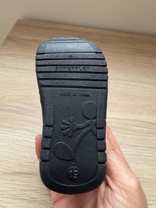 Zapatos Titanitos Negro Mariposa talla 19