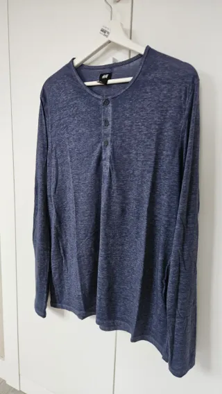 Camiseta H&M manga larga hombre Talla L