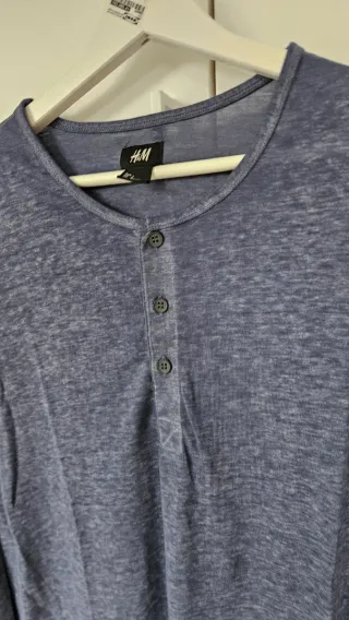 Camiseta H&M manga larga hombre Talla L
