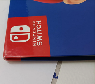 display publicitario nintendo mario bros switch 3d