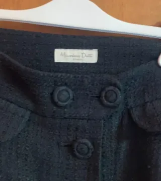 Gonna Massimo Dutti Nera Taglia S