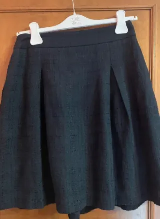 Gonna Massimo Dutti Nera Taglia S