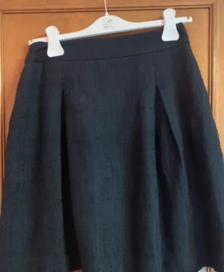 Gonna Massimo Dutti Nera Taglia S