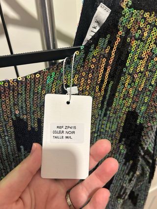 Vestido fiesta lentejuelas