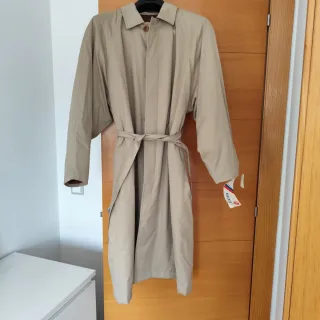 Gabardina beige vintage