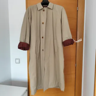 Gabardina beige vintage