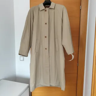 Gabardina beige vintage
