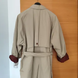 Gabardina beige vintage