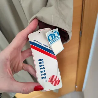 Gabardina beige vintage