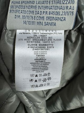 Chaqueta Moncler Clovis Negra