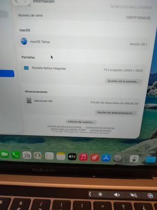 MACBOOK PRO 2020 i5/16/512