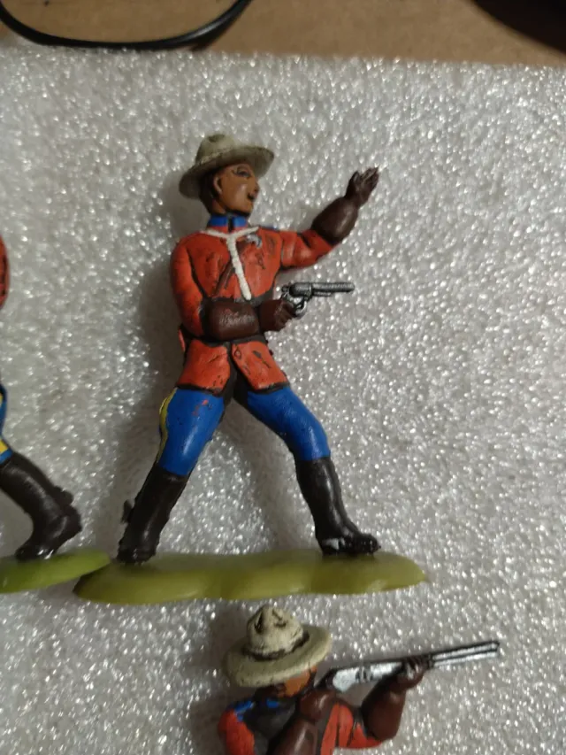 6 Soldatini Giubbe Rosse Cromoplasto Xilo