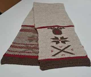 Set berretto e sciarpa natalizi bimbo 1-2 anni