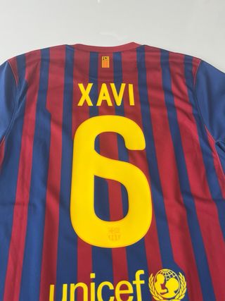Camiseta original FC Barcelona 2011 2012 Xavi 6