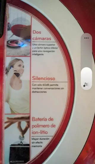 Aspirador Robot LG Hom-Bot Rojo