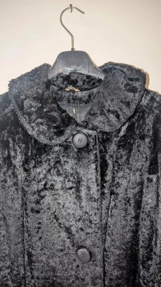 Pelliccia Vintage Anni '80 Nera