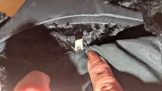 Pelliccia Vintage Anni '80 Nera