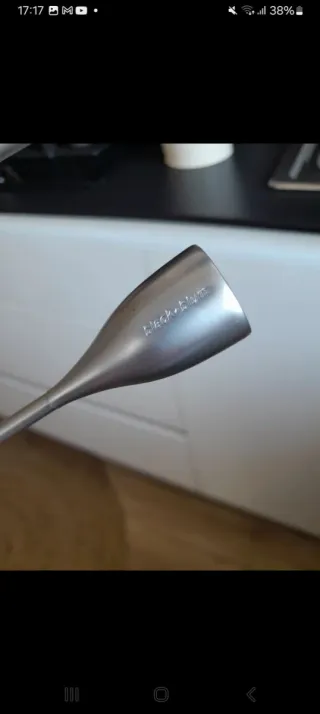 Candelabro de metal plateado