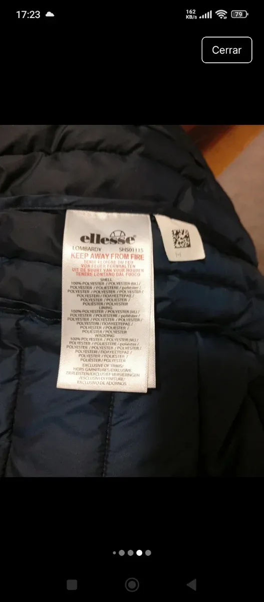 Plumas Ellesse chico Talla M