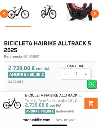 Bici MTB Eléctrica Haibike Haibike altrack5 dic 25
