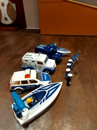 Playmobil Policías y Vehículos
