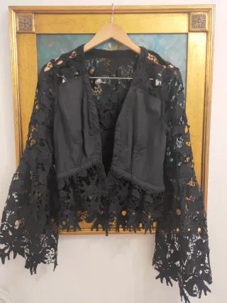 Blusa Fetiche Suances encaje negro