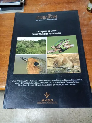 Libro Laguna de Loza: flora y fauna - espeleologia
